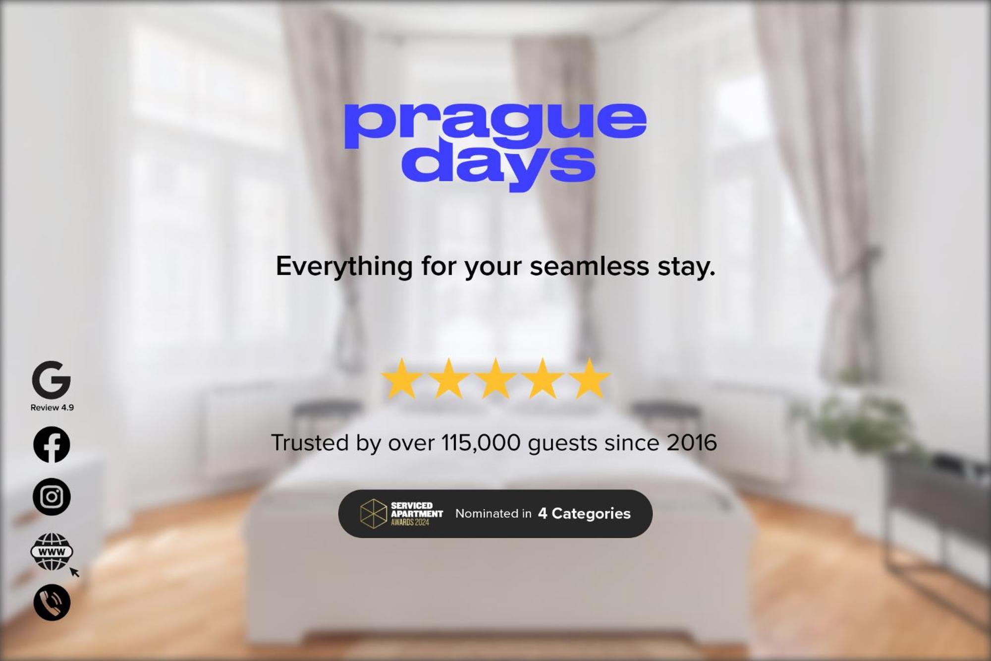 Days - 3bdr - Small Balcony - 2 Bathrooms - 90 Sqm * Prag